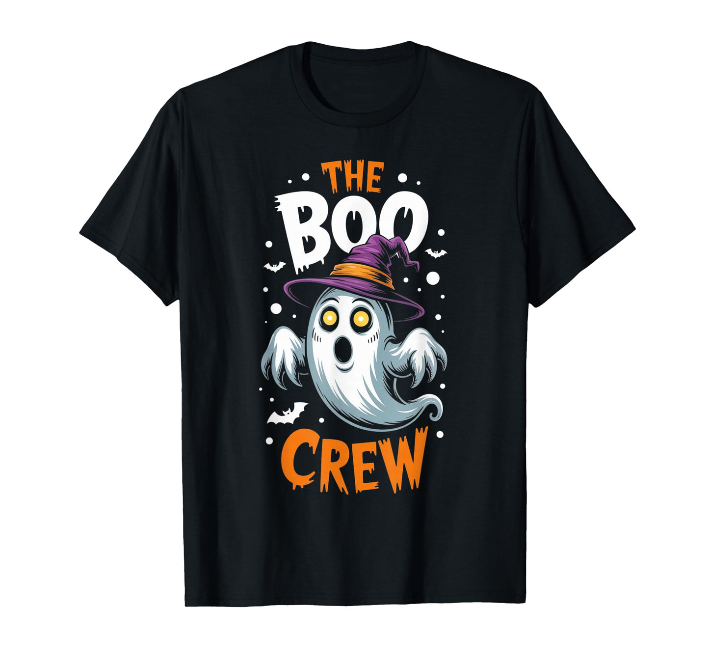 Halloween Ghost The Boo Crew Costume Matching Women Gifts T-Shirt