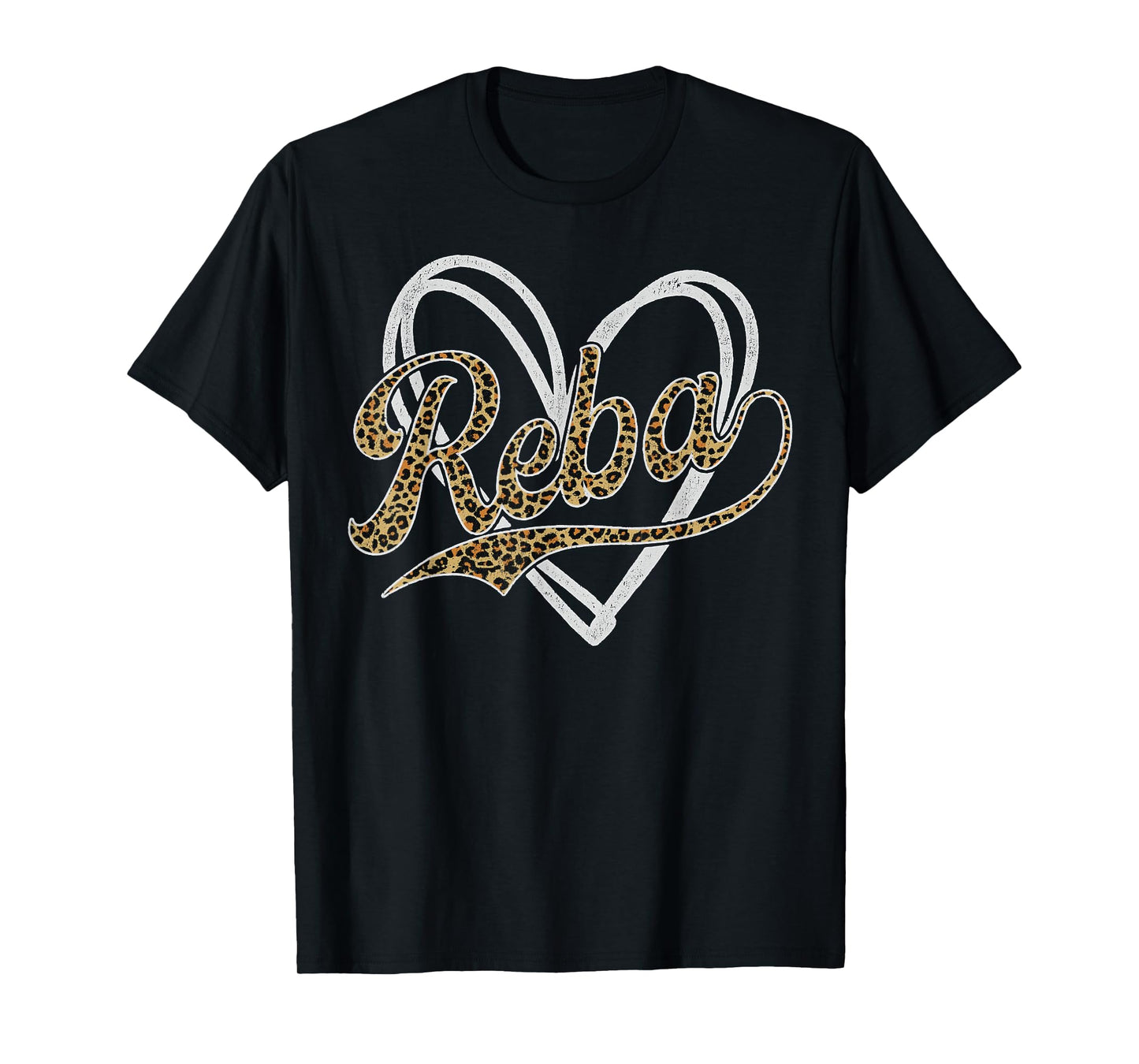 Vintage Reba Name Retro Style 70s 80s First For Men Women T-Shirt