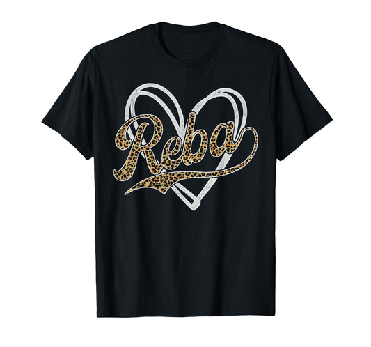Vintage Reba Name Retro Style 70s 80s First For Men Women T-Shirt