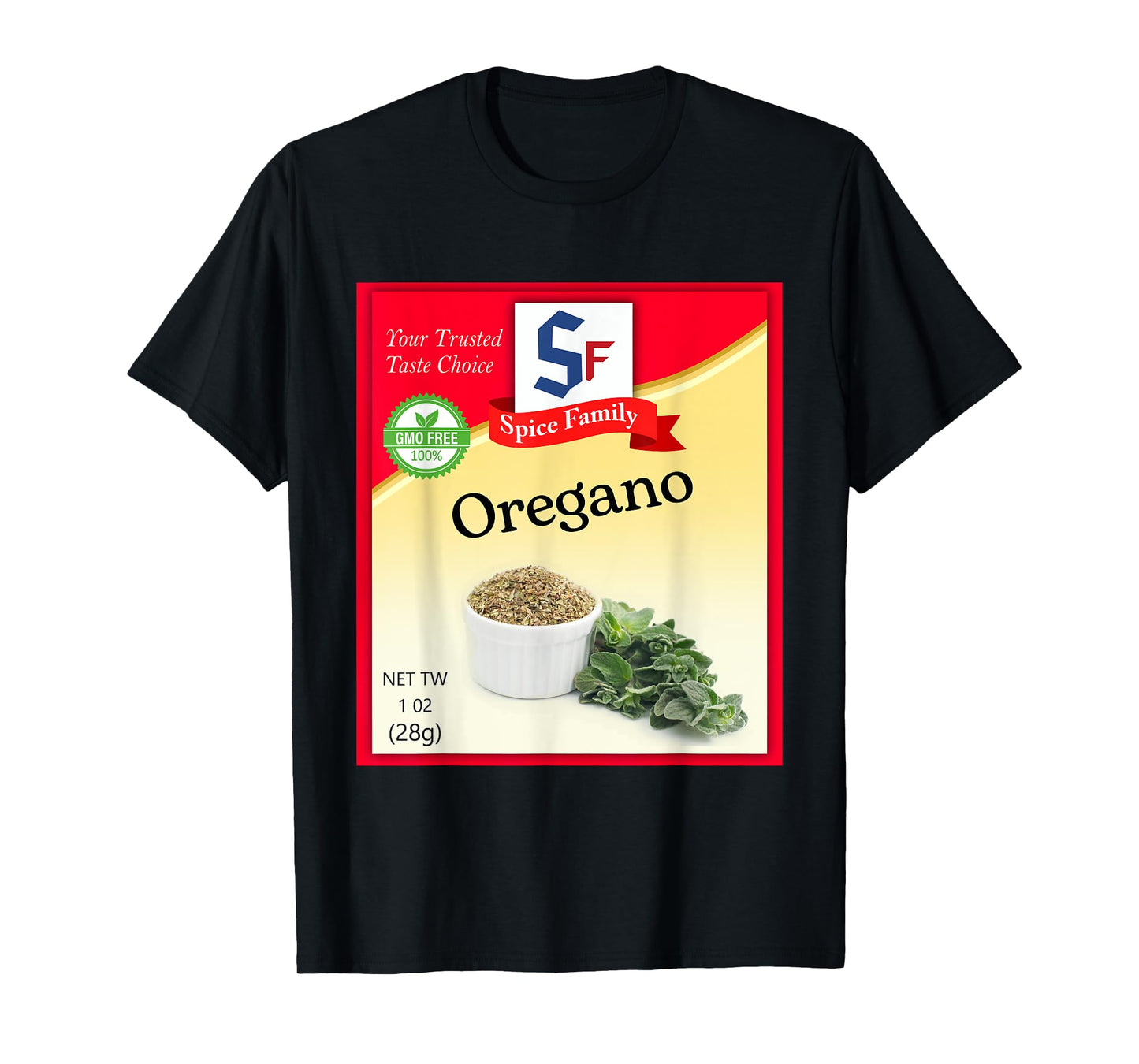 Oregano Condiment Costume Holiday Spice Costumes T-Shirt