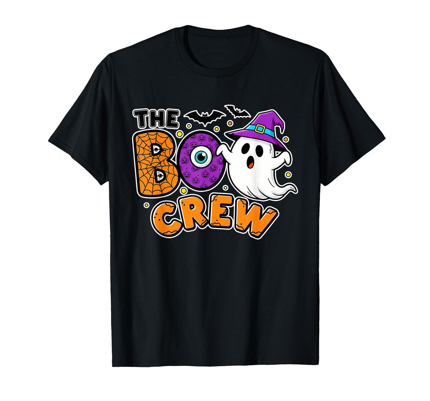 Halloween Ghost The Boo Crew Halloween Costume Matching T-Shirt