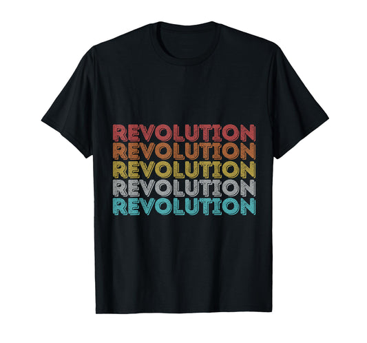Vintage Retro Revolution T-Shirt
