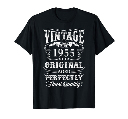 1955 Original Birth Year Vintage Made In 1955 71th BDay T-Shirt