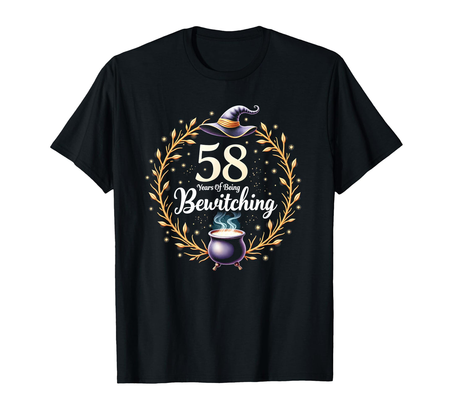 58 Years Bewitching Birthday Gift for Witch Lovers T-Shirt
