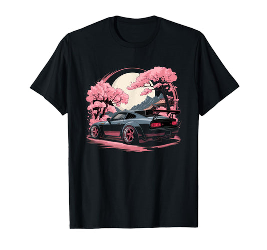 Japanese Car Tshirt Men JDM Japan Street Racing Streetwear T-Shirt