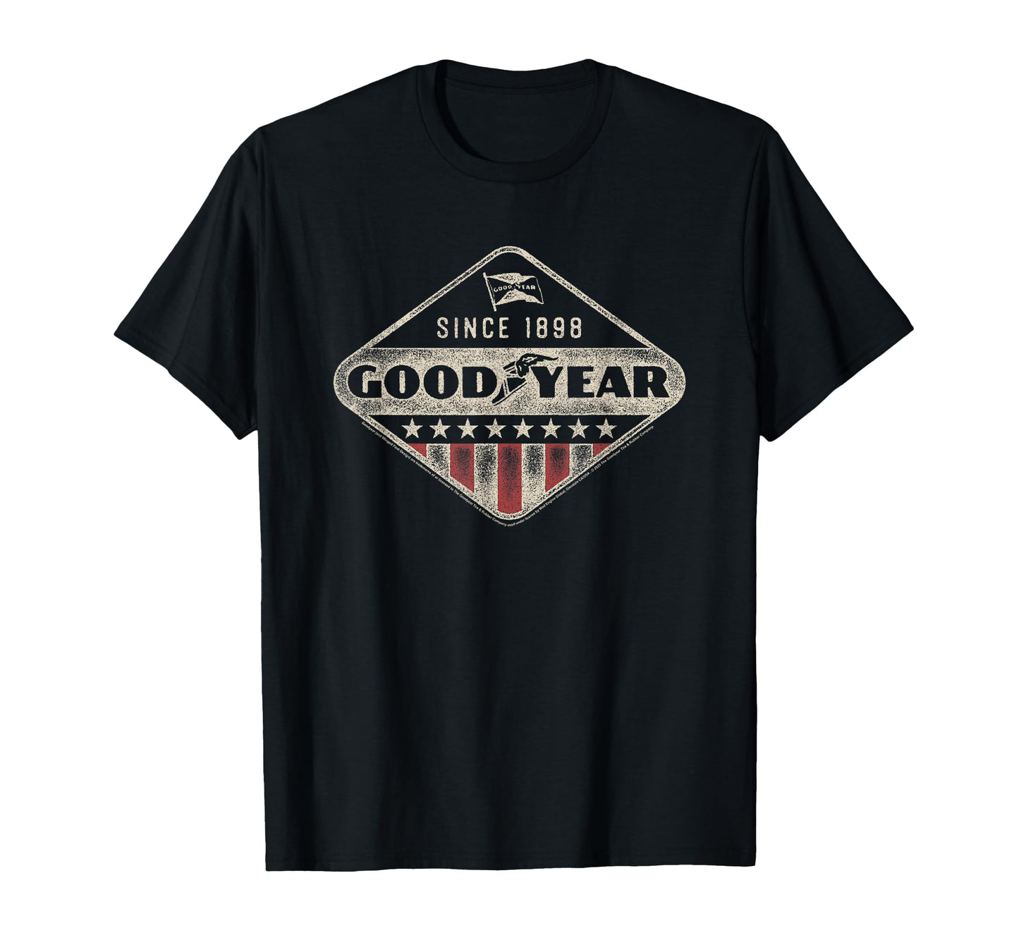 Goodyear Since 1898 Americana Logo Distressed T-Shirt