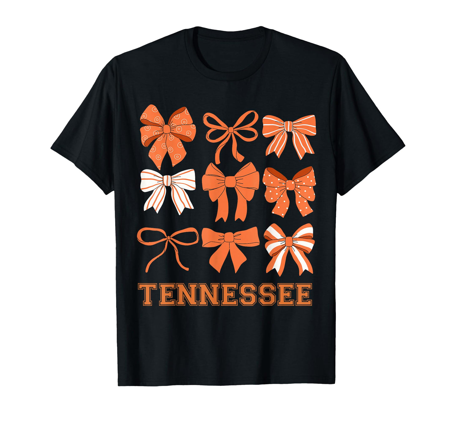 Tennessee TN Women Toddler Girls Coquette Bow State Pride T-Shirt