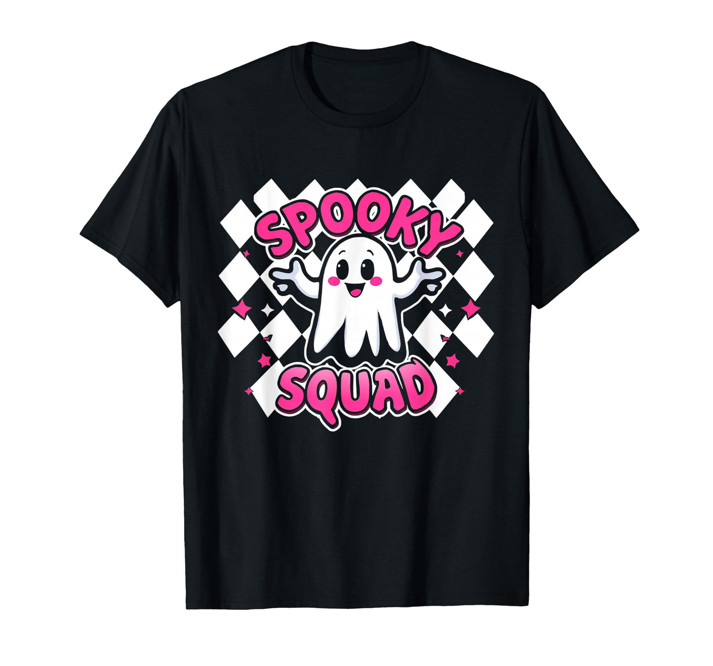 Funny Halloween Horror Season Spooky Squad 2025 Family Retro T-Shirt