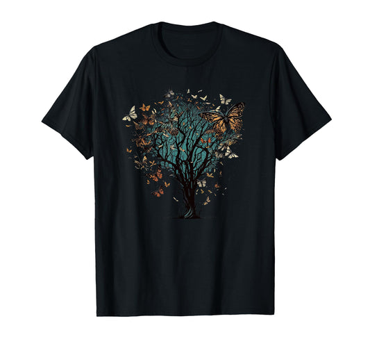 Butterfly Tree funny butterfly T-Shirt