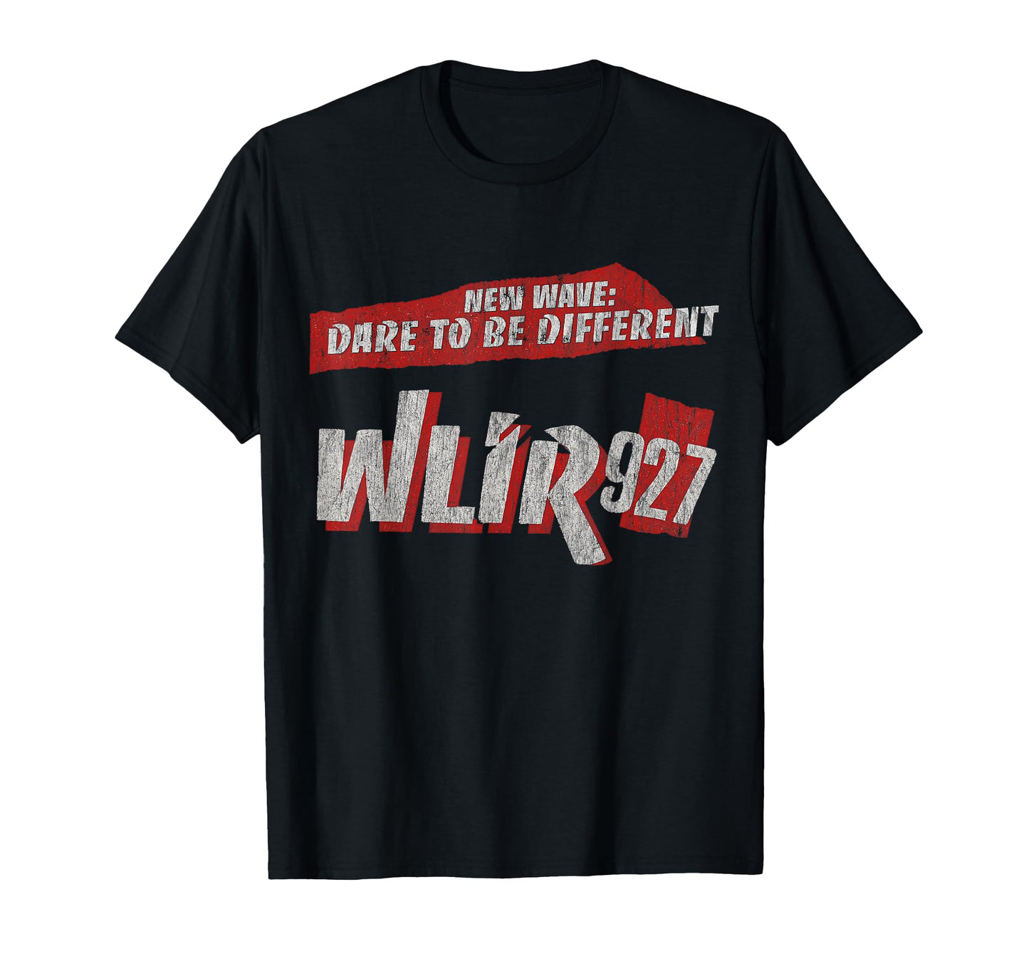 Vintage Radio 80s 90s Basic White Wlir T-Shirt