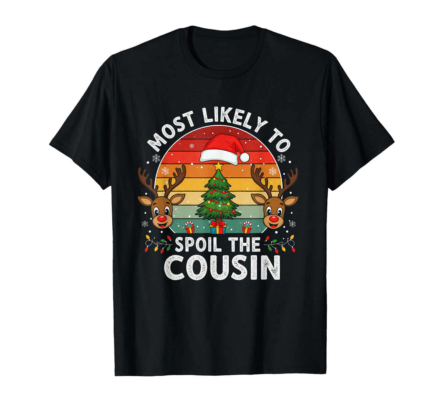 Christmas Party Most Likely to Spoil The Cousin Funny T-Shirt