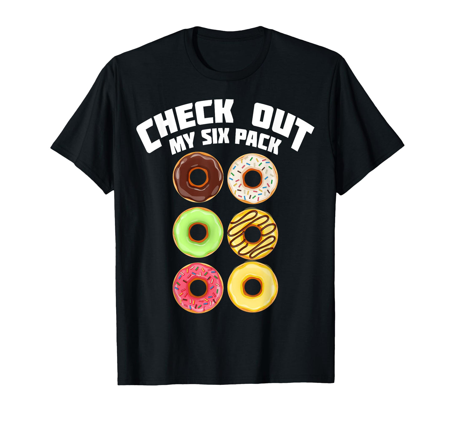 Cute Check Out My Six Pack Doughnut Abs Shirt Boys & Girls T-Shirt