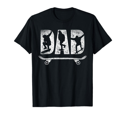 Skater Dad Father's Day Skateboard Skater Dad Vintage T-Shirt
