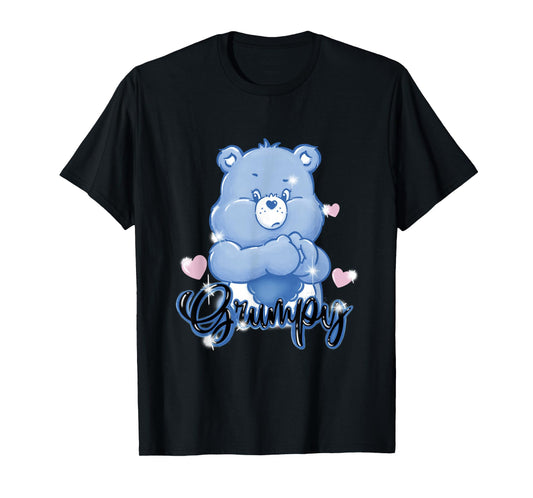 Care Bears Grumpy Bear Old School Graffiti Heart T-Shirt
