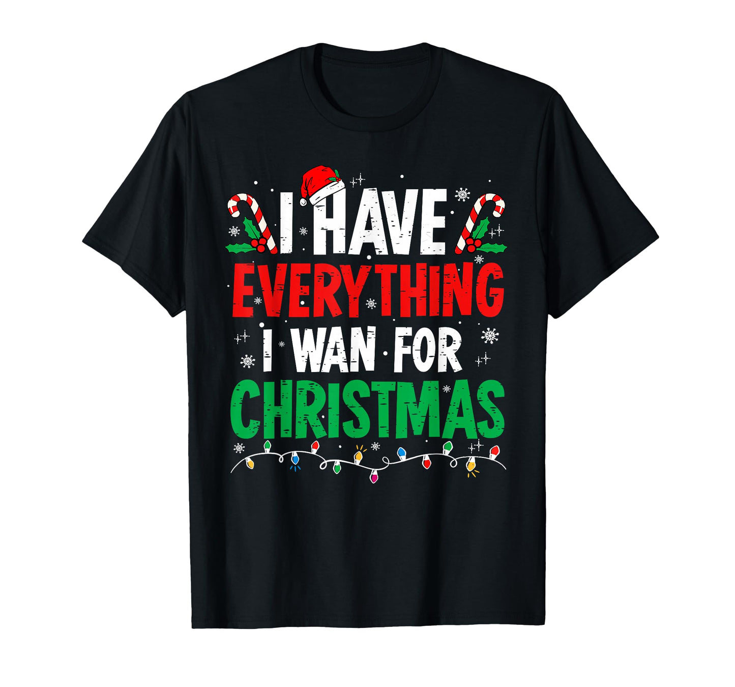 I Have Everything I Want for Christmas Its Me I'm Everything T-Shirt