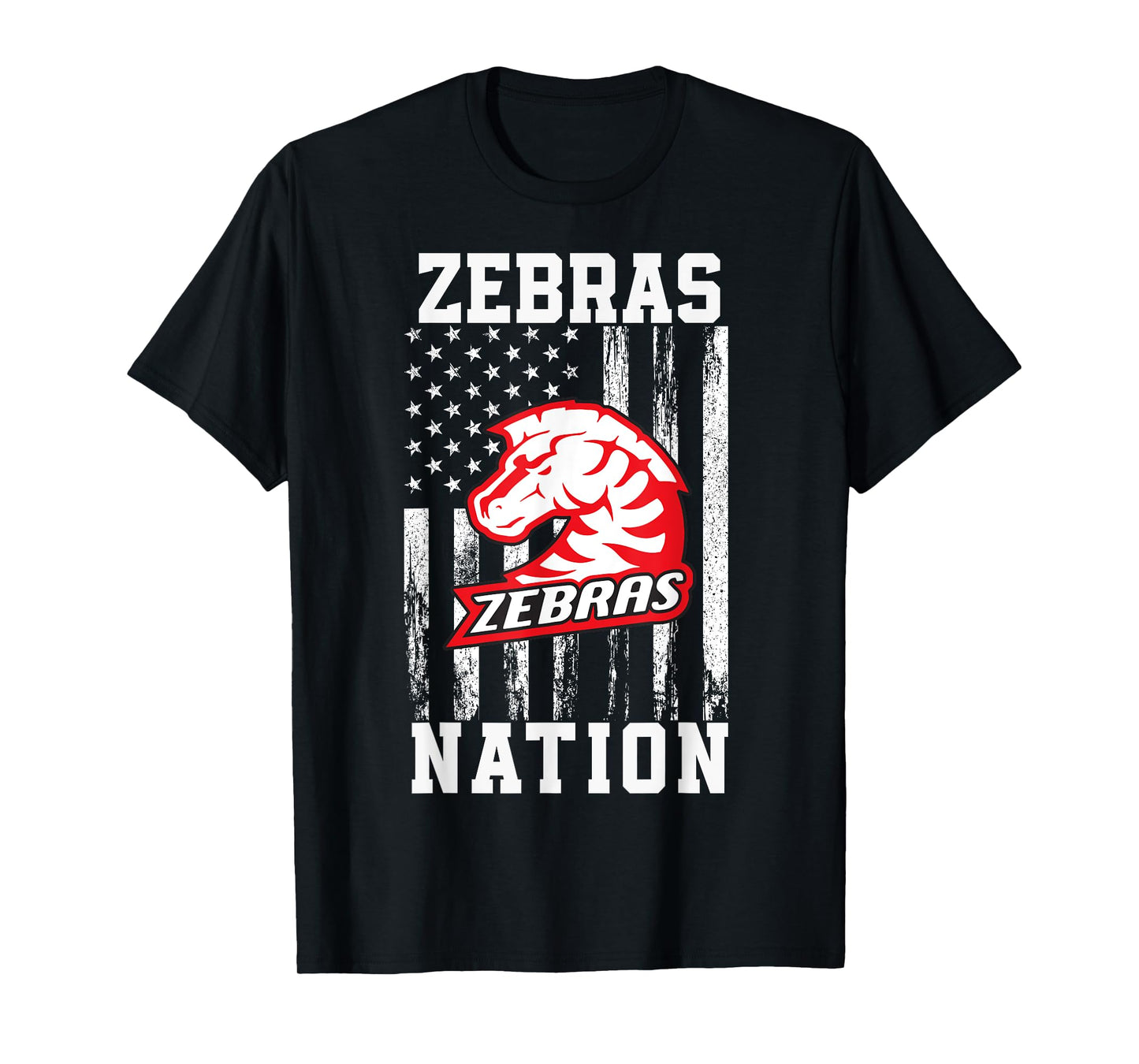 Claremore Zebras Logo Nation HS T-Shirt