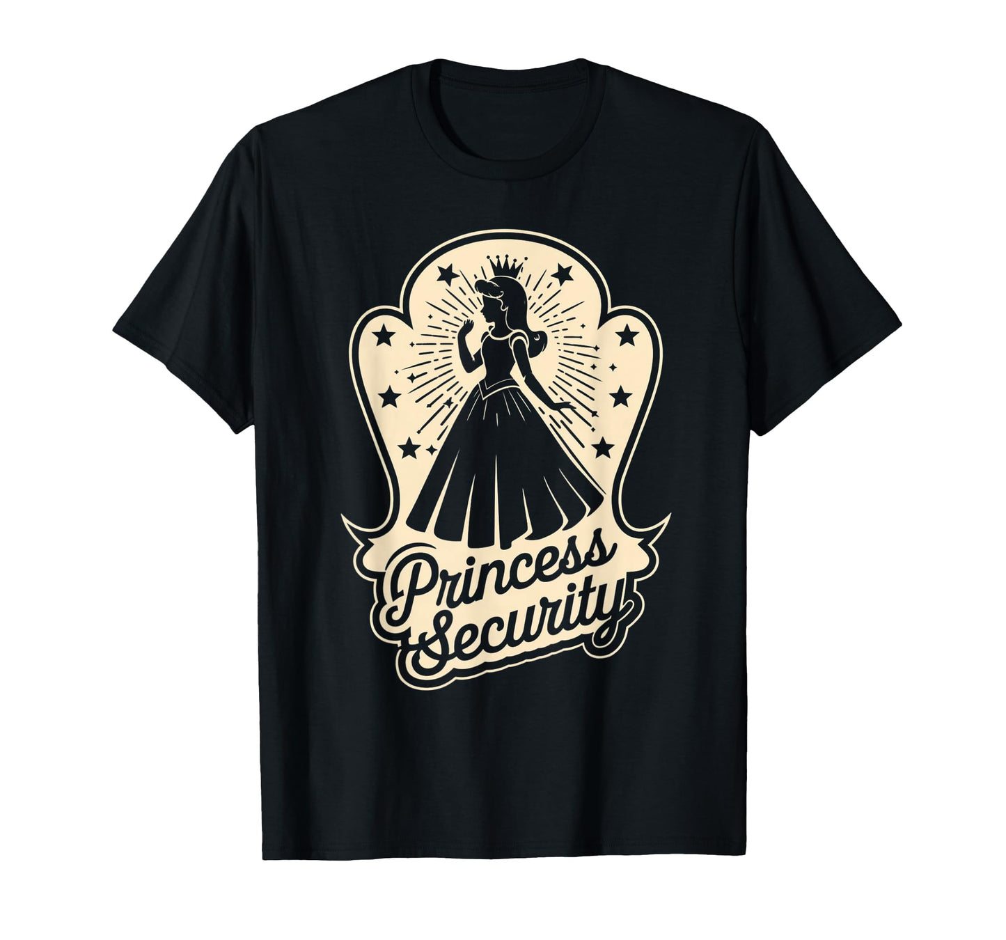 Princess Security Costume Cute Princess Girls Birthday T-Shirt