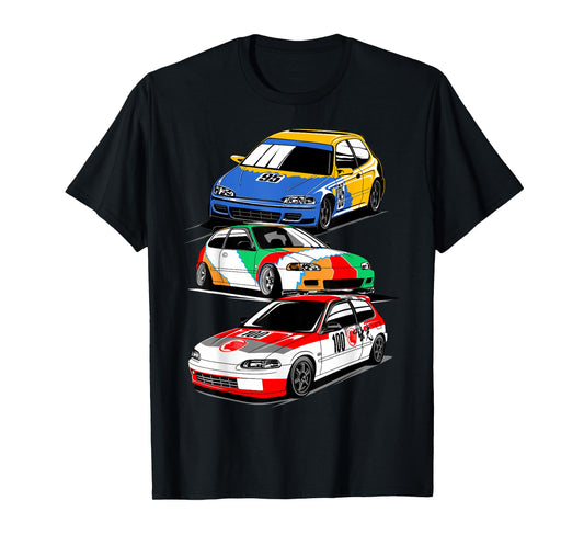 Civic eg 6 jdm legend Japanese racing car T-Shirt