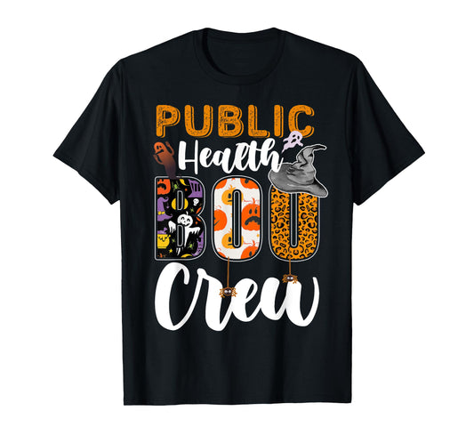 Public Health Boo Crew Halloween Matching Nurse T-Shirt