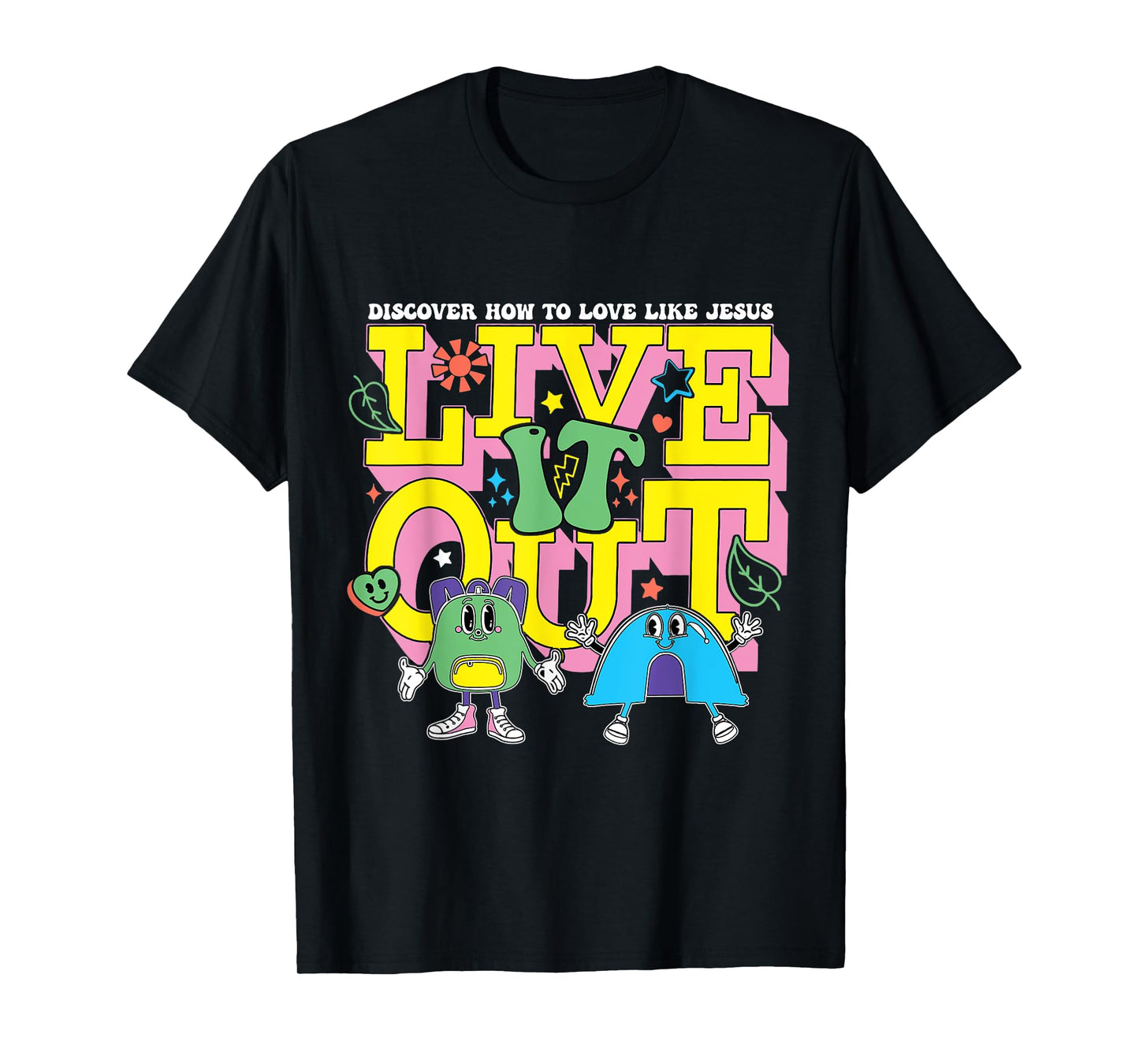 Live it Out How To Love Like Jesus VBS Summer Camp 2025 T-Shirt