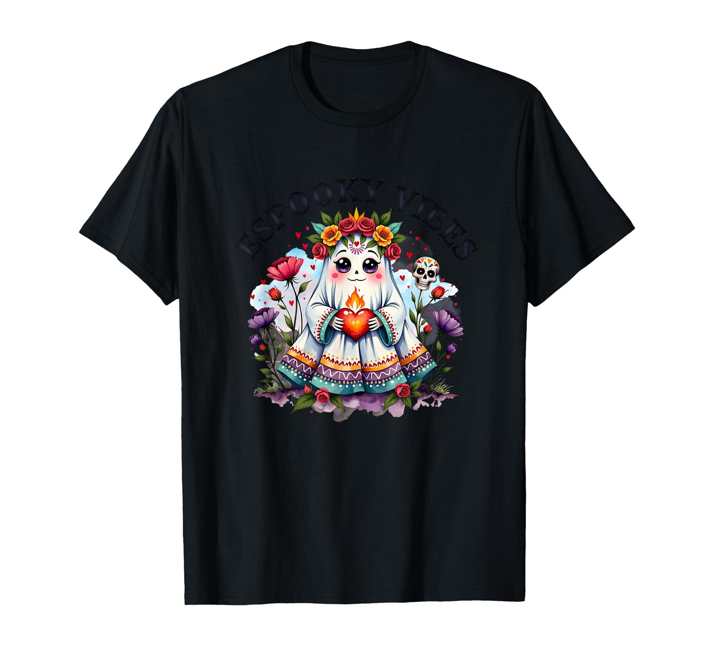 Amazing Spooky Creepy Halloween Ghost T-Shirt