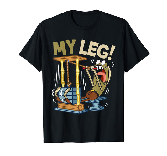 Mademark x SpongeBob SquarePants - My Leg Legs Day Weight Lifting Bodybuilding SpongeBob Gym T-Shirt