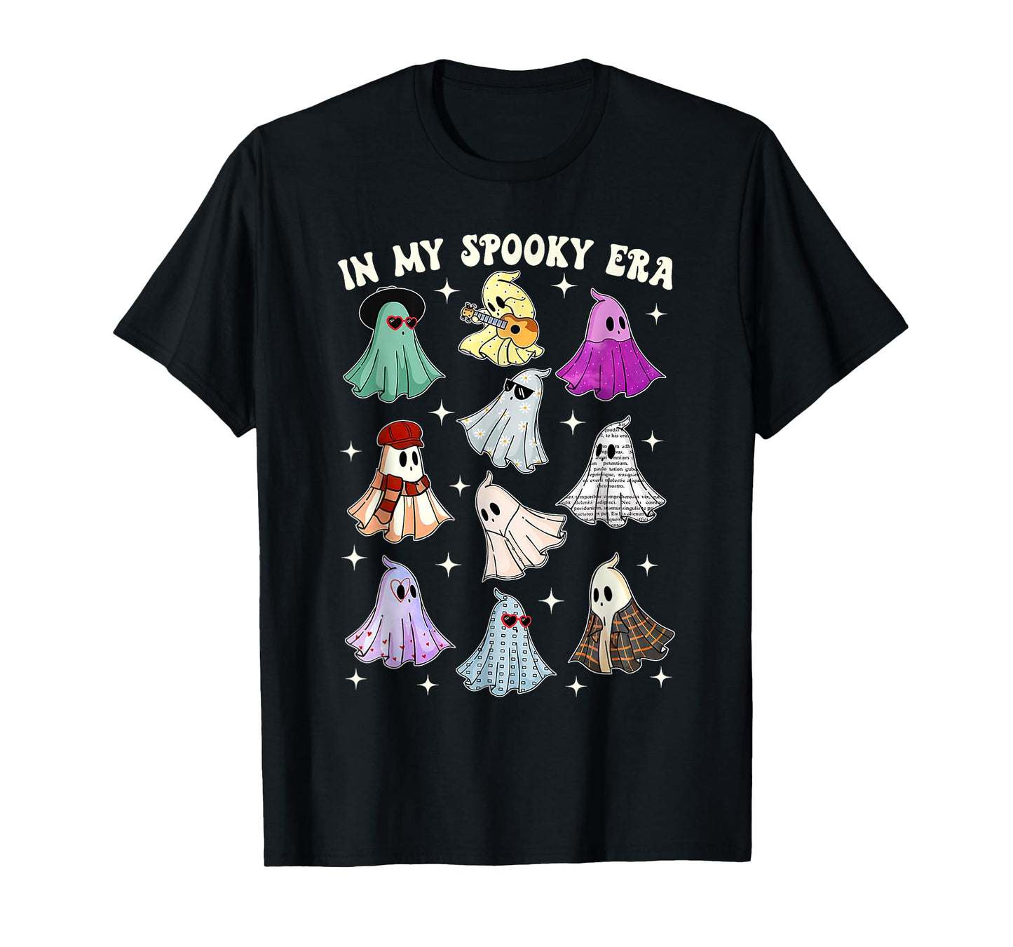 In My Spooky Era Groovy Ghost Halloween Funny T-Shirt