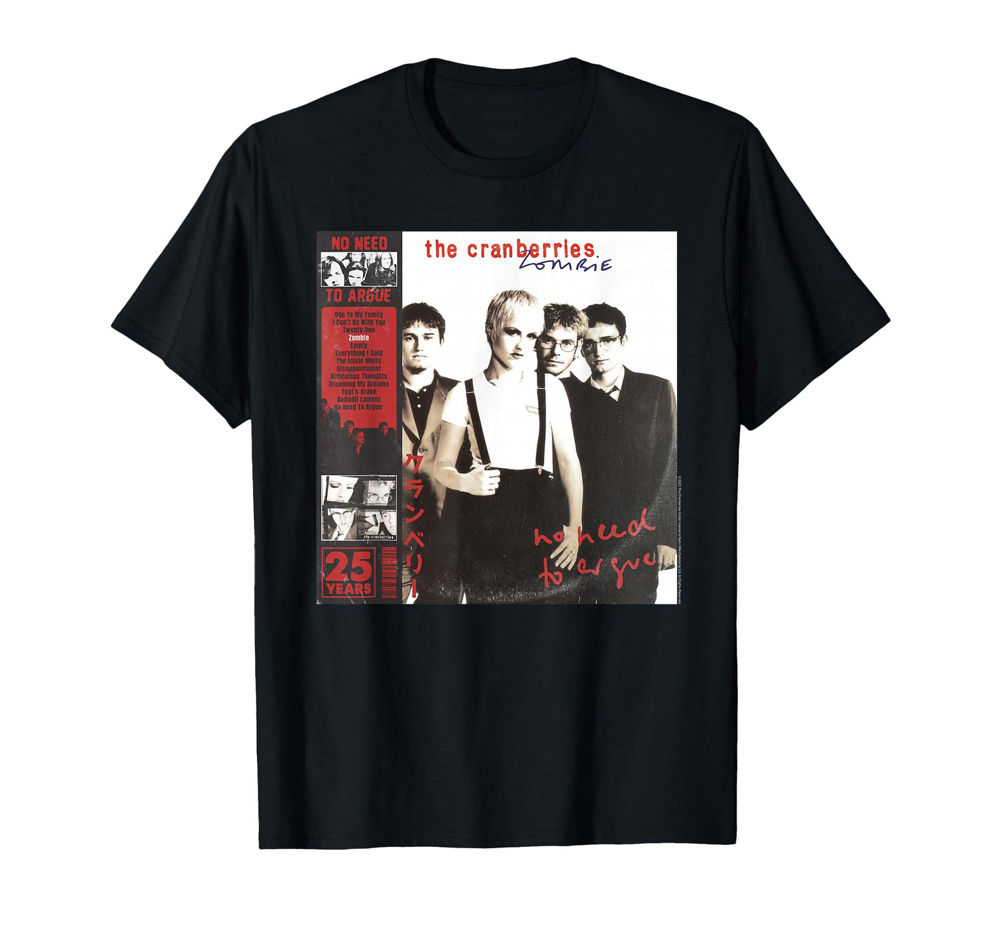 The Cranberries No Need to Argue Album Vintage Band T-Shirt