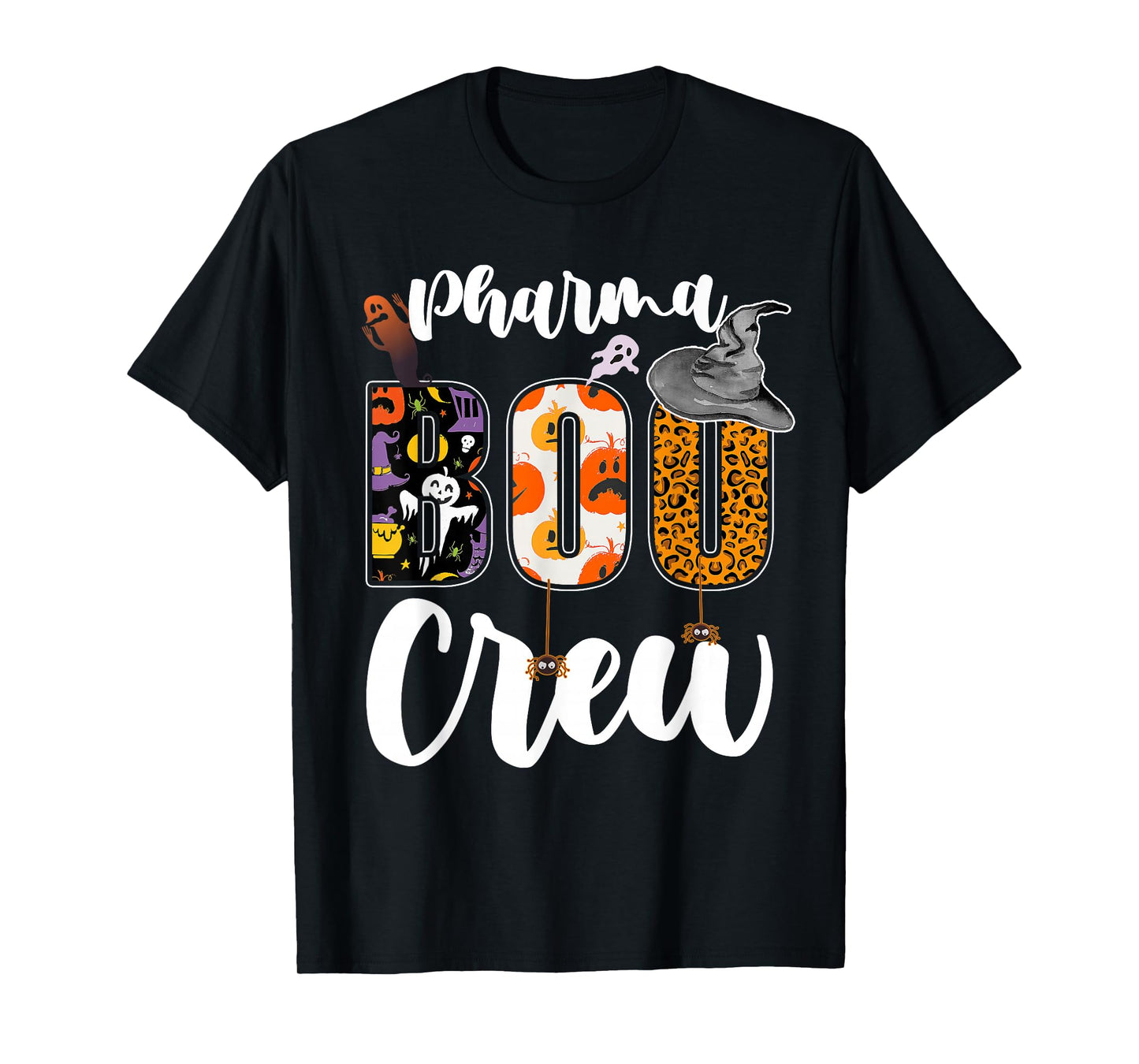Pharma Boo Crew Halloween Match Pharmacy Tech T-Shirt