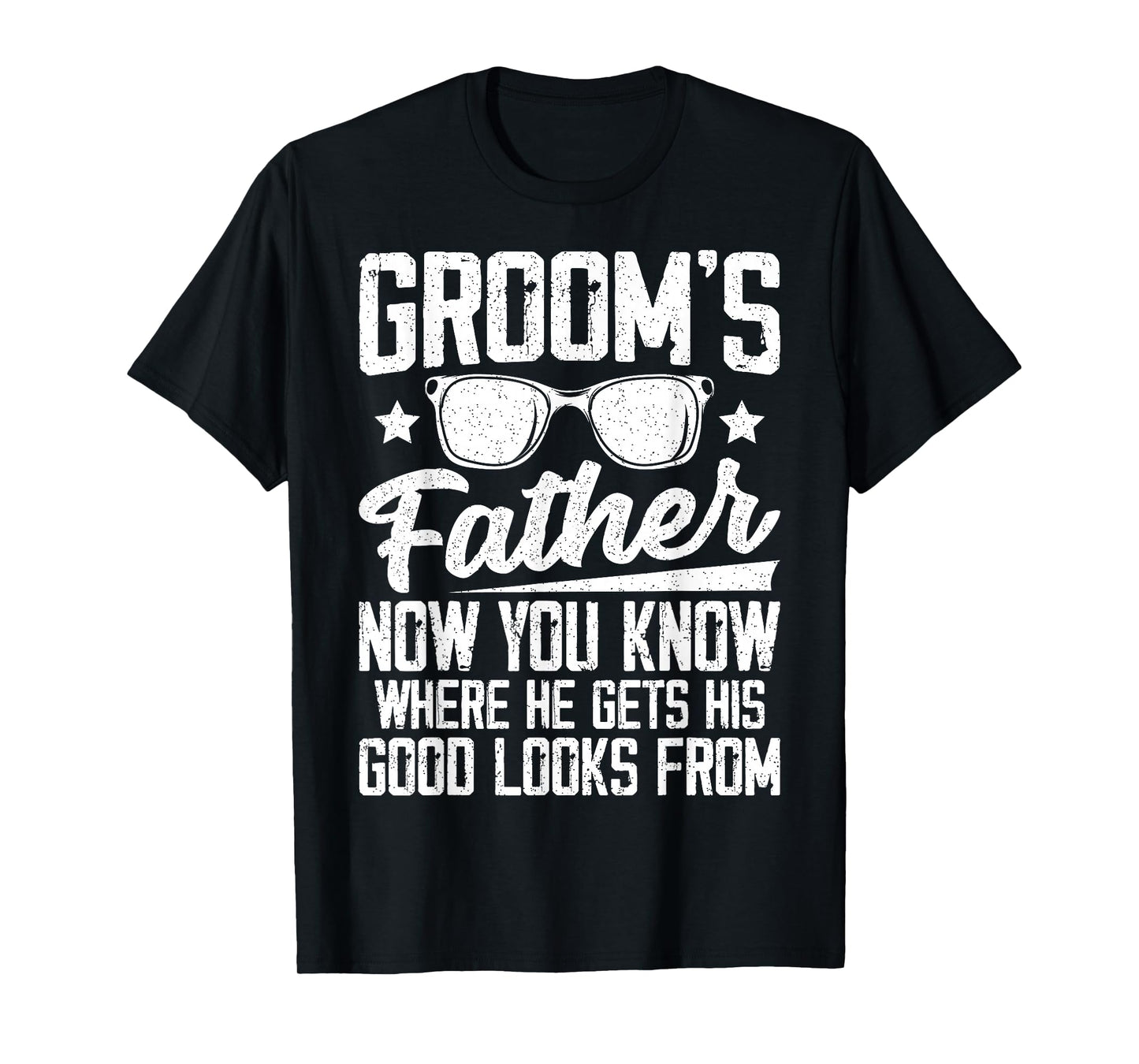 Mens Father of the Groom Wedding Costume Groom's Father T-Shirt