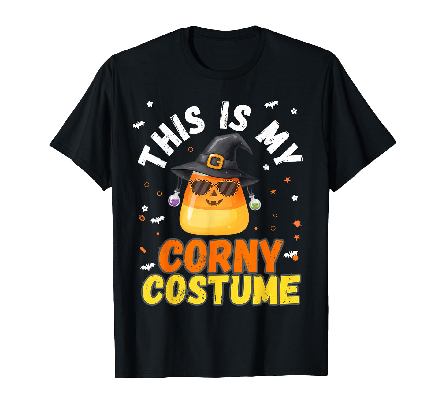Halloween Witch Candy Corn This is My Corny Costume Party T-Shirt
