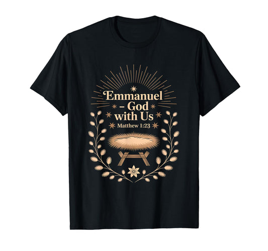 Emmanuel God With Us T Shirt T-Shirt