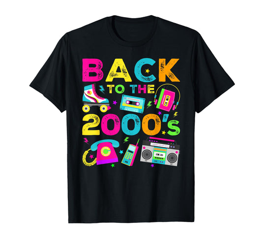 Back To 2000's 2000s Vintage Style 2000s Retro Party T-Shirt