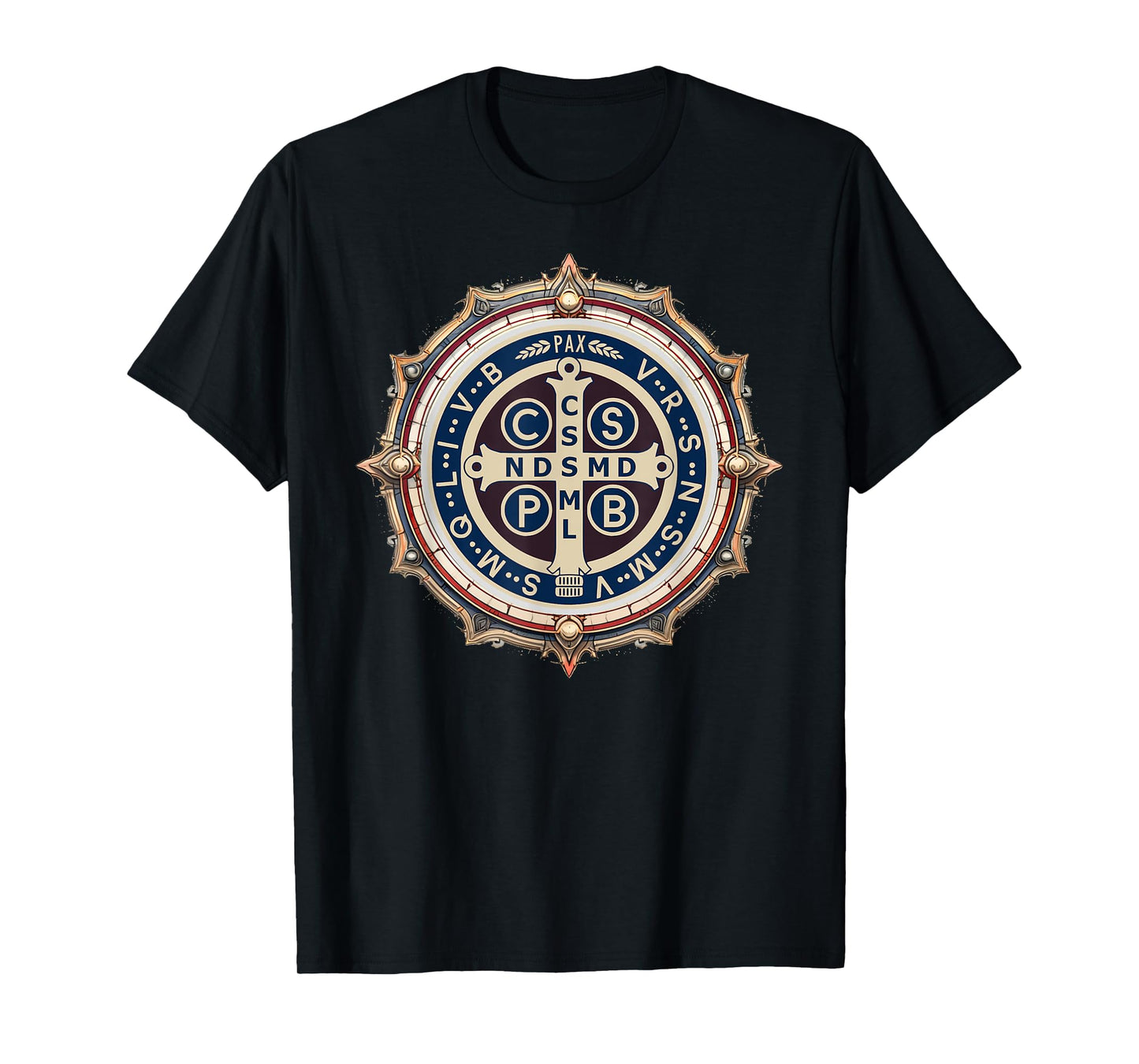 Catholic Saint Benedict Medal T-Shirt