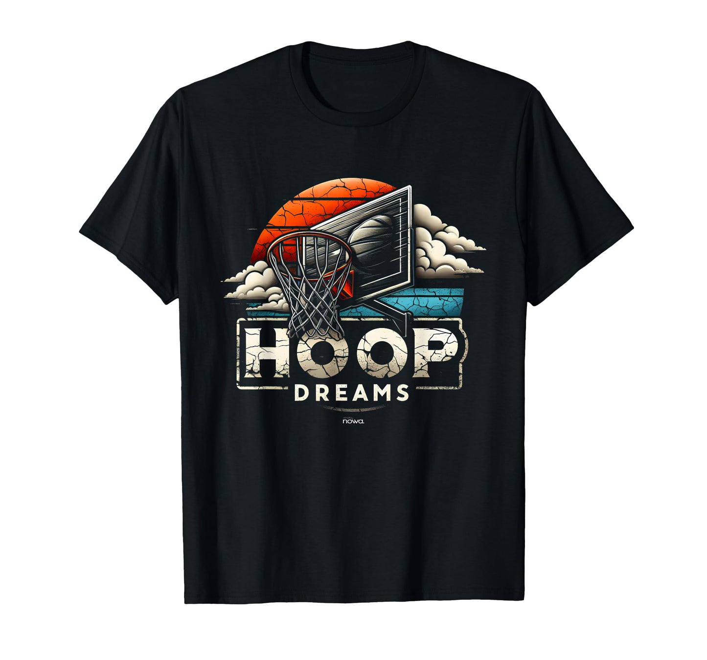 A DREAM OF BASKETBALL ON THE SUNDOWN HOOP T-Shirt