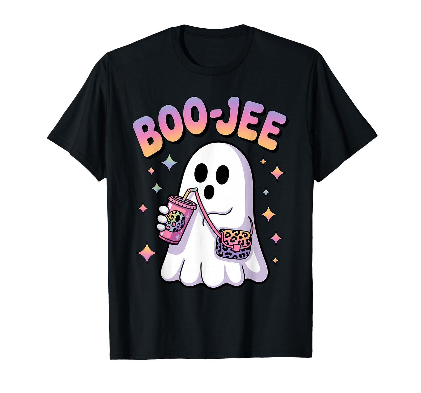 Ghost Boo-JEE Funny Boujee Halloween Trick or Treat Costume T-Shirt