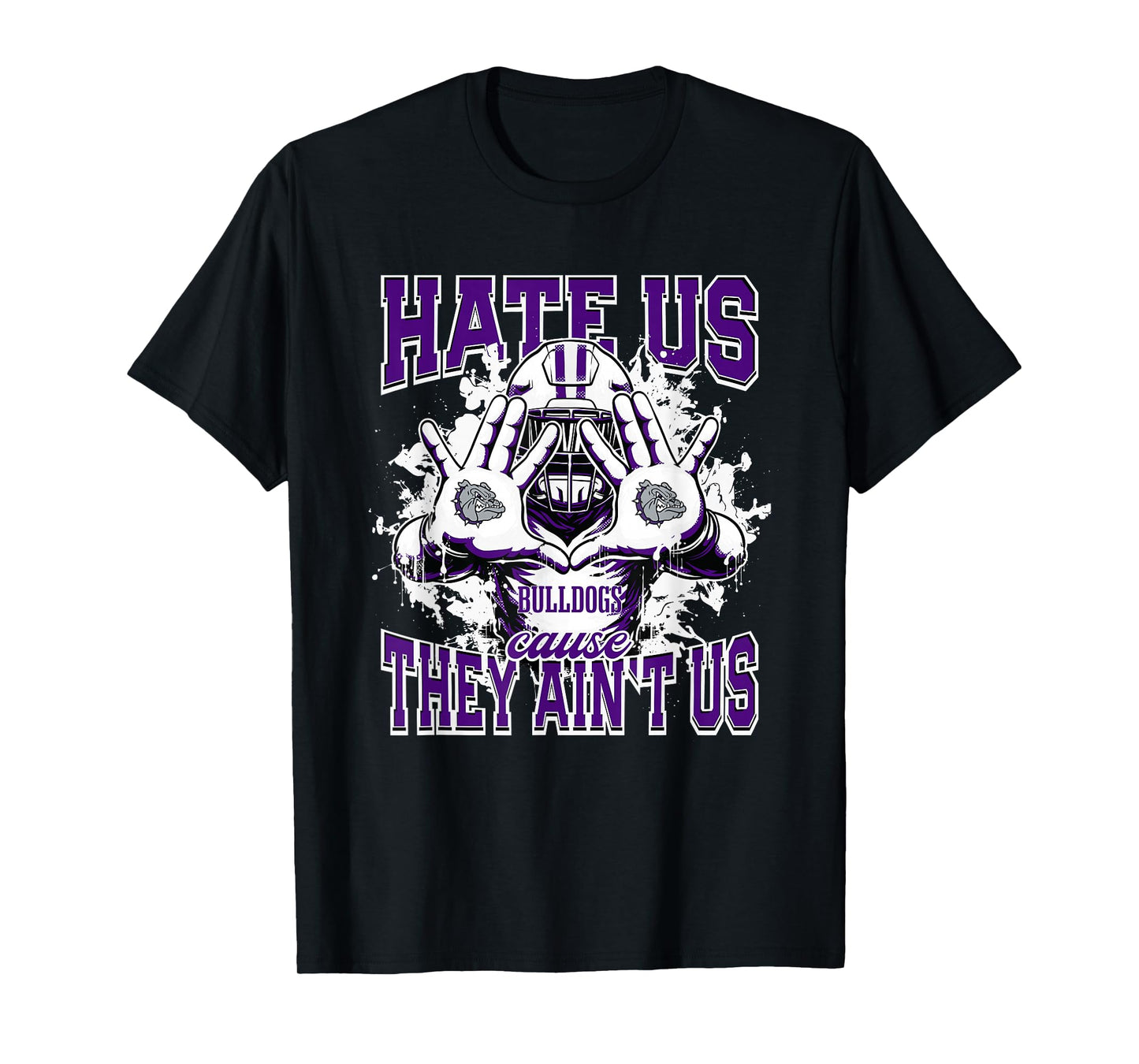 Brownsburg Bulldogs Logo Hate Us Cause They Ain't HS T-Shirt