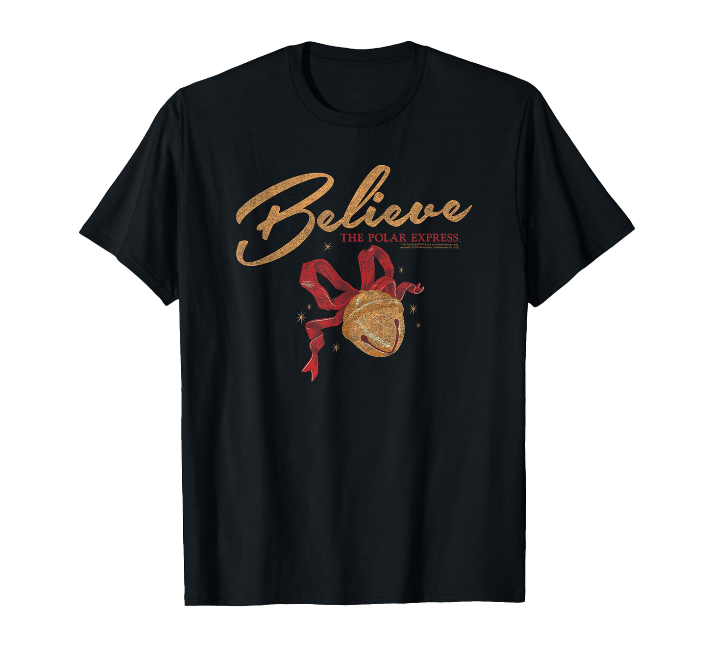 Polar Express Believe Bell Christmas Holiday T-Shirt