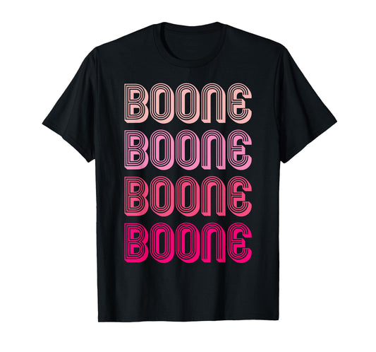 Boone Personalized Name Vintage Women Men Girl T-Shirt