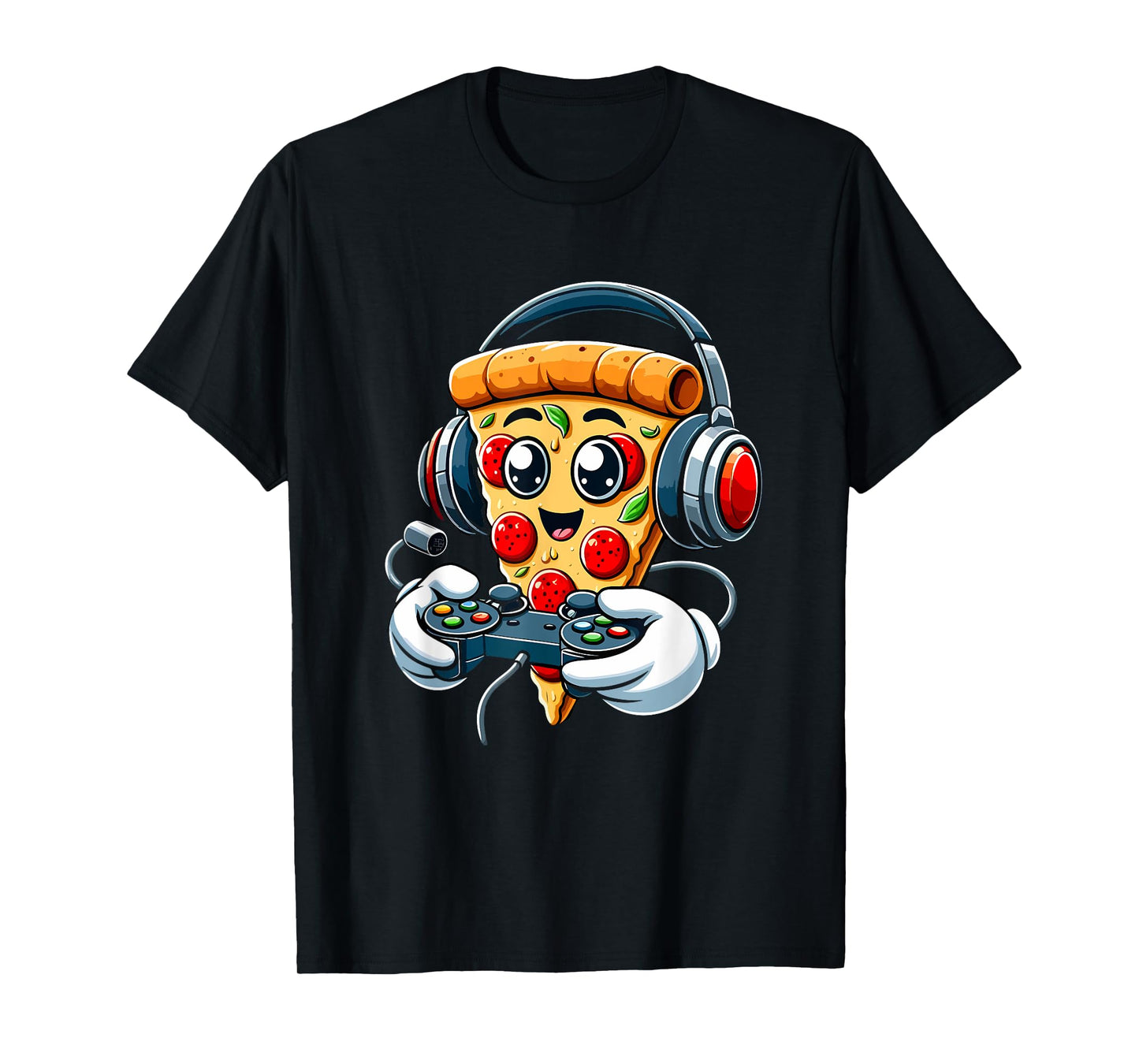 Gamer Pizza Video Gaming Boy Enthusiast Gamer Teen T-Shirt