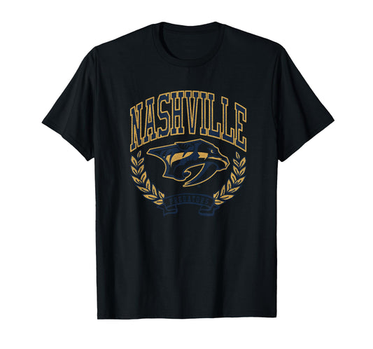 Nashville Predators Vintage Victory White Licensed T-Shirt