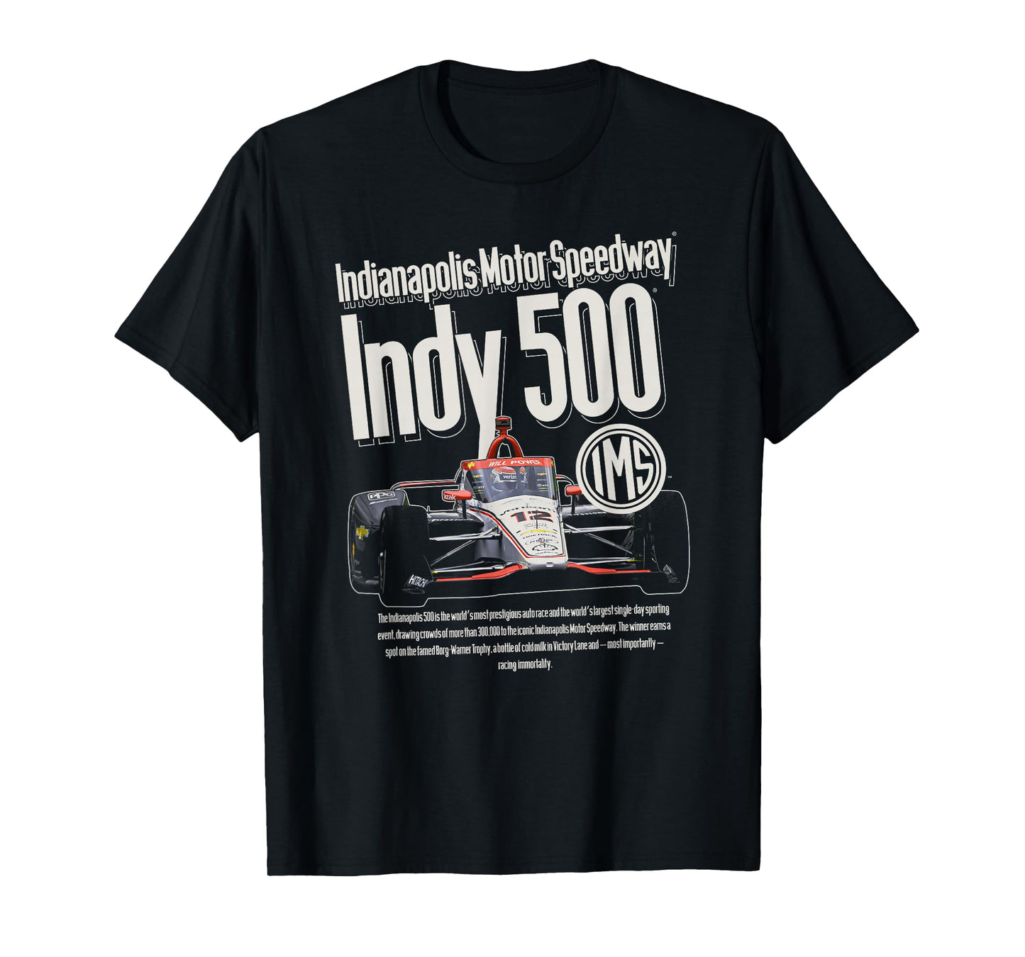 Indy 500 Indianapolis Motor Speedway Most Prestigious Race T-Shirt