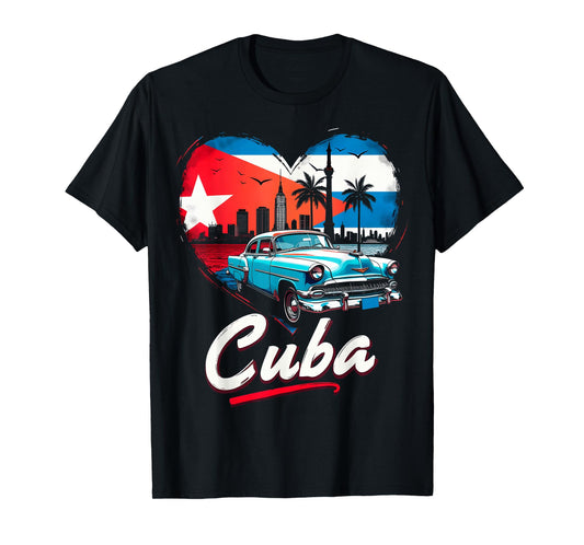 Cuba Retro Love T-Shirt