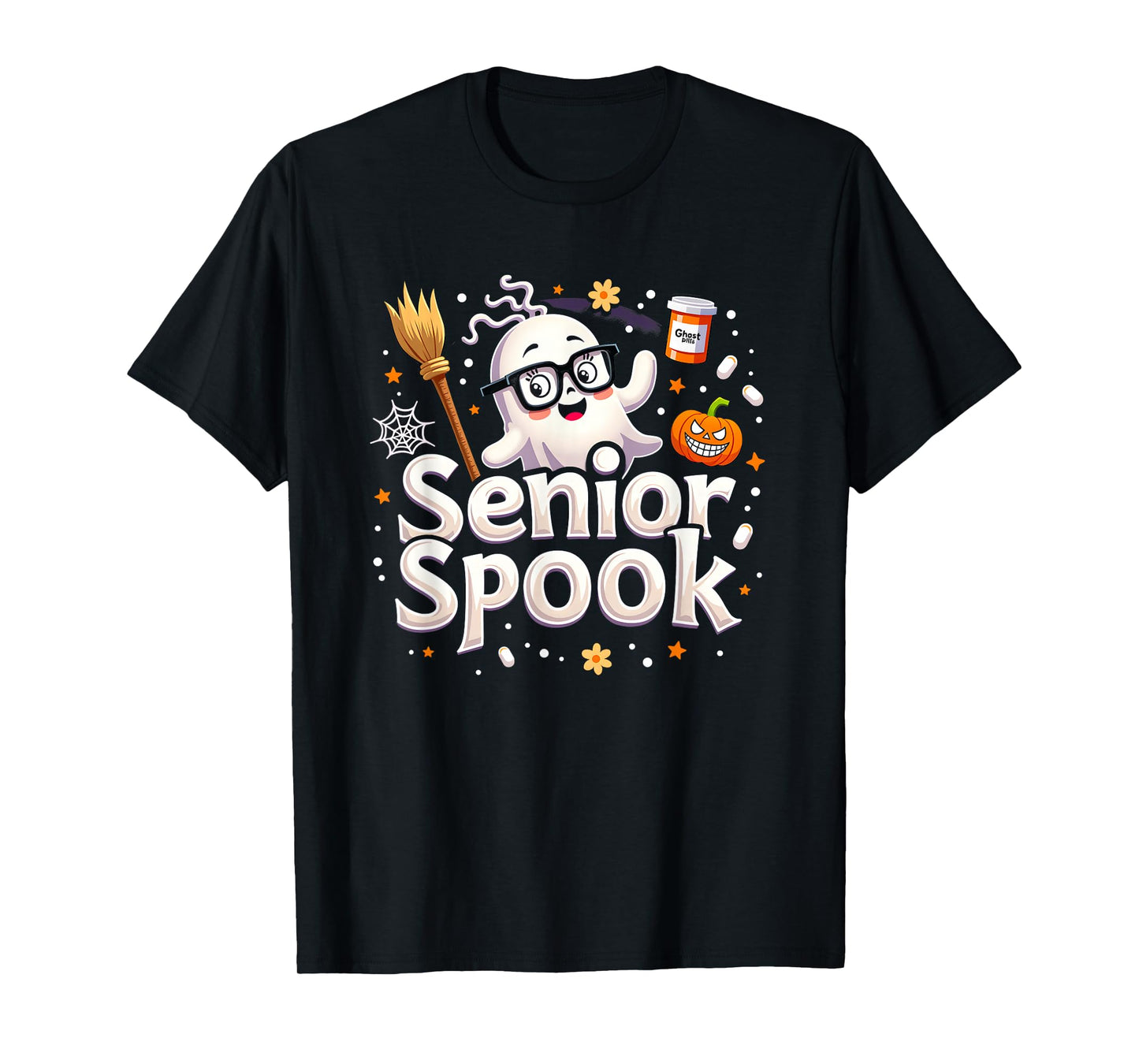 Halloween Senior Spook Ghostly Celebration T-Shirt