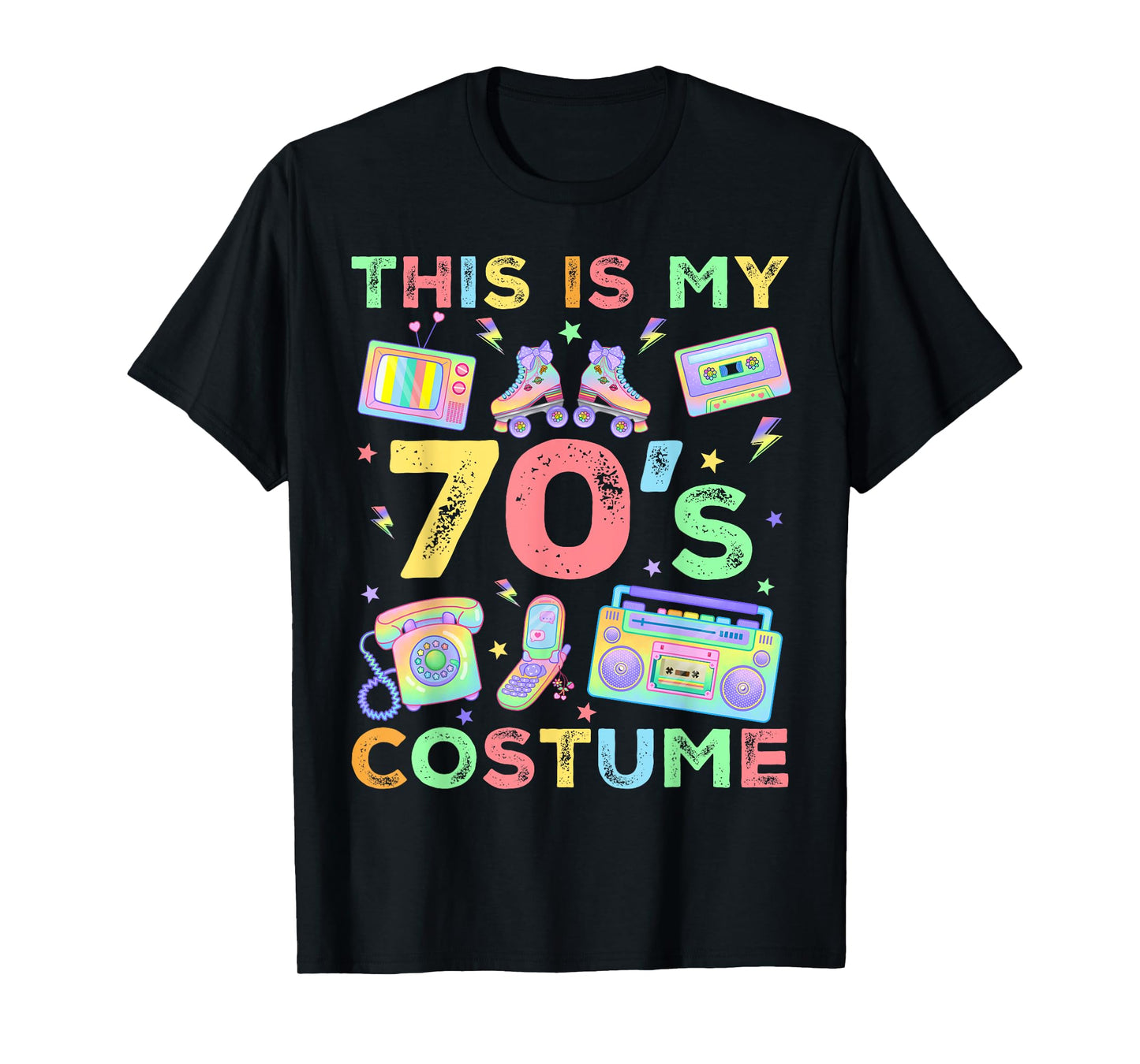 This Is My 70s Costume 70's style Seventies Retro Party T-Shirt