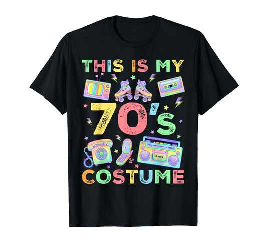 This Is My 70s Costume 70's style Seventies Retro Party T-Shirt