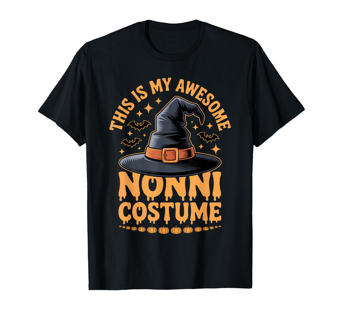This is My Awesome Nonni Costume Funny Witch for Halloween T-Shirt