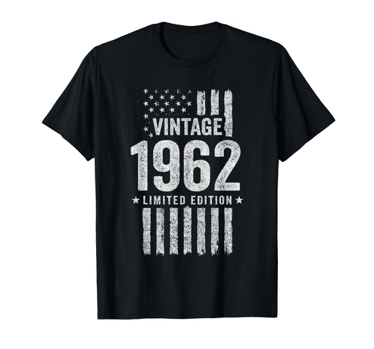 1962 Birthday - Born in 1962 - Limited Edition Vintage 1962 T-Shirt