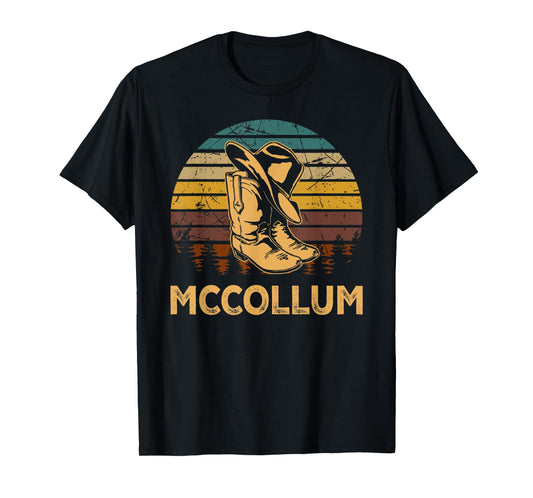 Vintage McCollum Personalized McCollum Birthday Family Pride T-Shirt