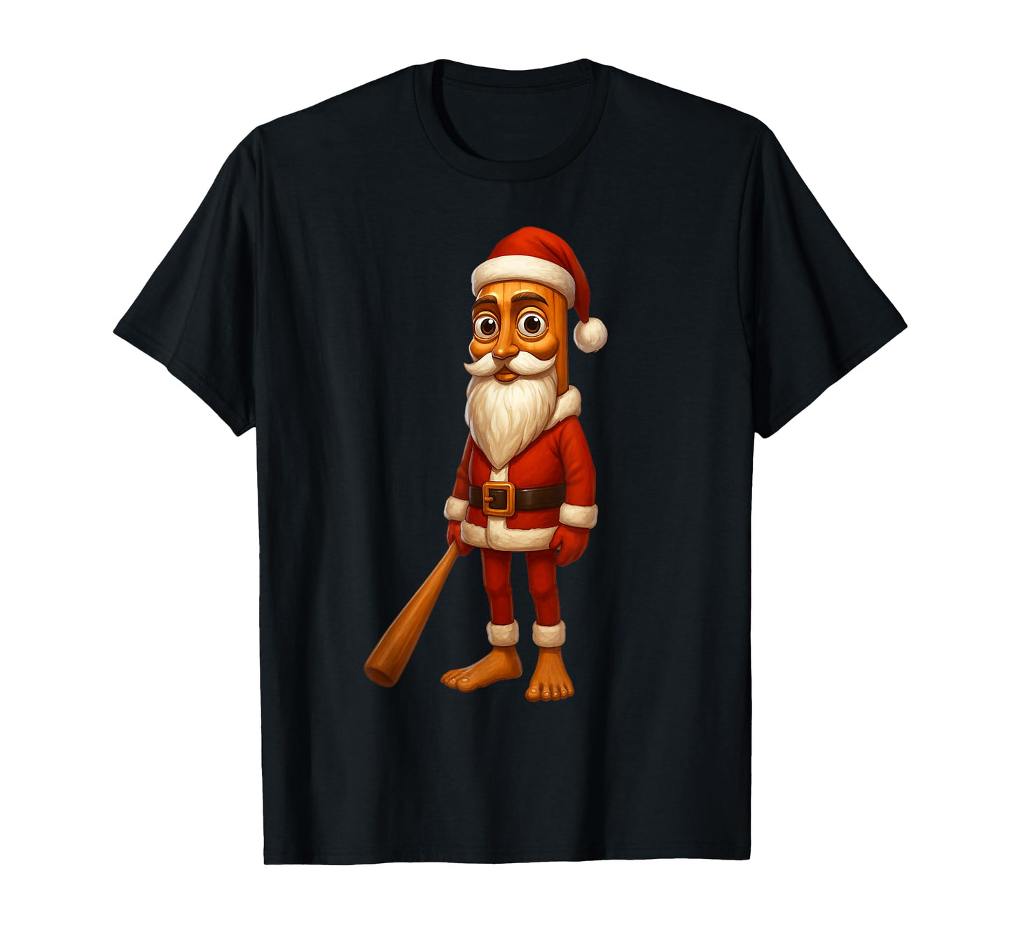 Italian Brainrot Funny Christmas Santa Claus Tung Sahur Joke T-Shirt